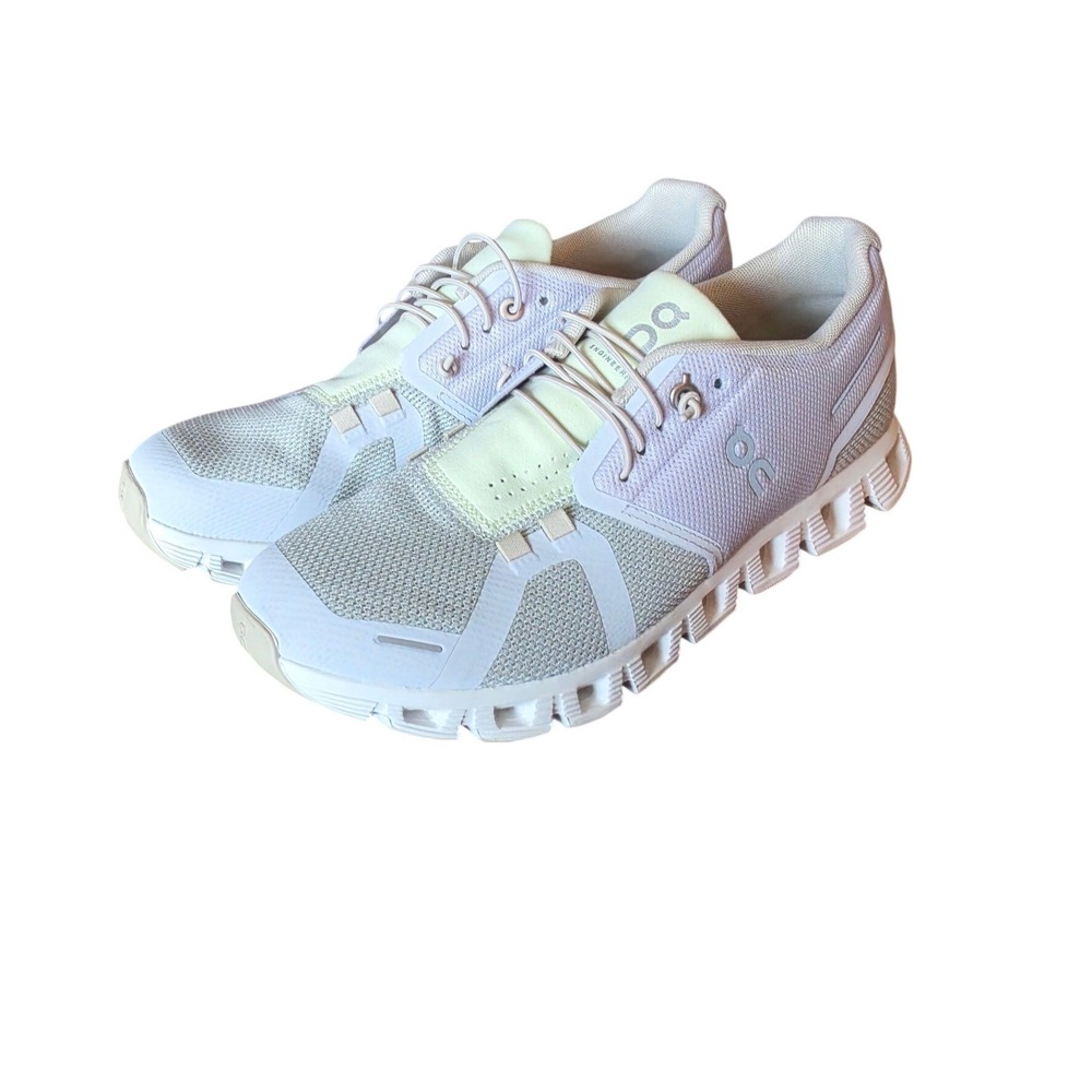 On Cloud 5 Combo Women's 8 Lavender Aloe CloudTec Running Walking Sneaker Gym